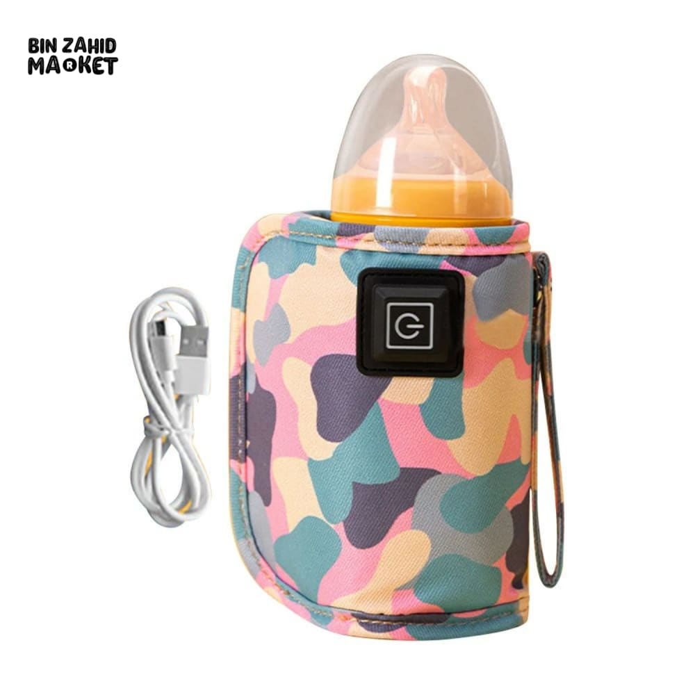 USB BABY BOTTLE WARMER – INSULATED MILK HEATING BAG FOR STROLLER & TRAVEL
