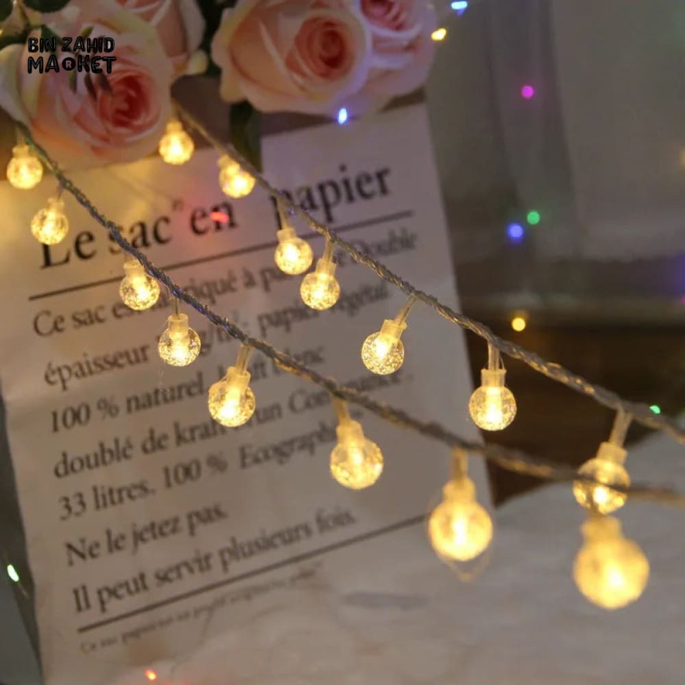 USB OPERATED LED BUBBLE BALL LIGHT