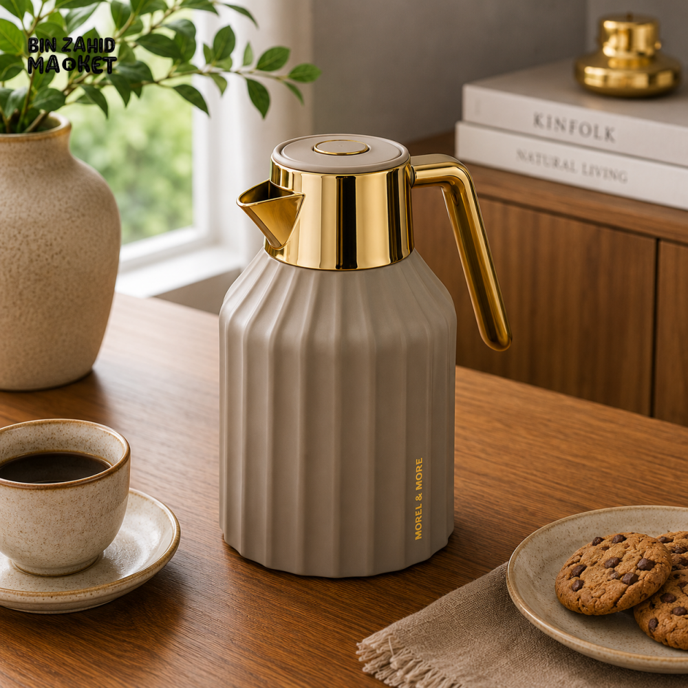 PRODUCT NAME: VACUUM INSULATED HOT & COLD THERMAL JUG 1.0 LITER 1-PIECE - GRAY