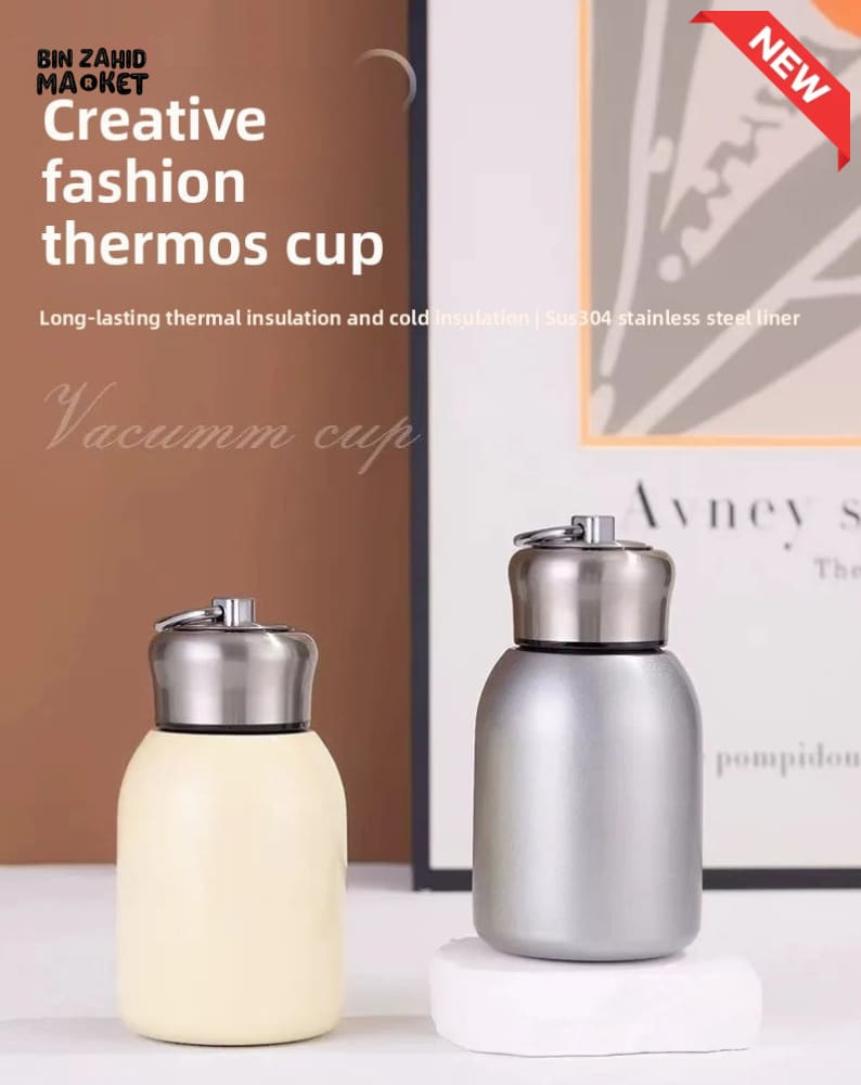 VACUUM INSULATED POCKET FLASK CUP 350ML– 304 STAINLESS STEEL