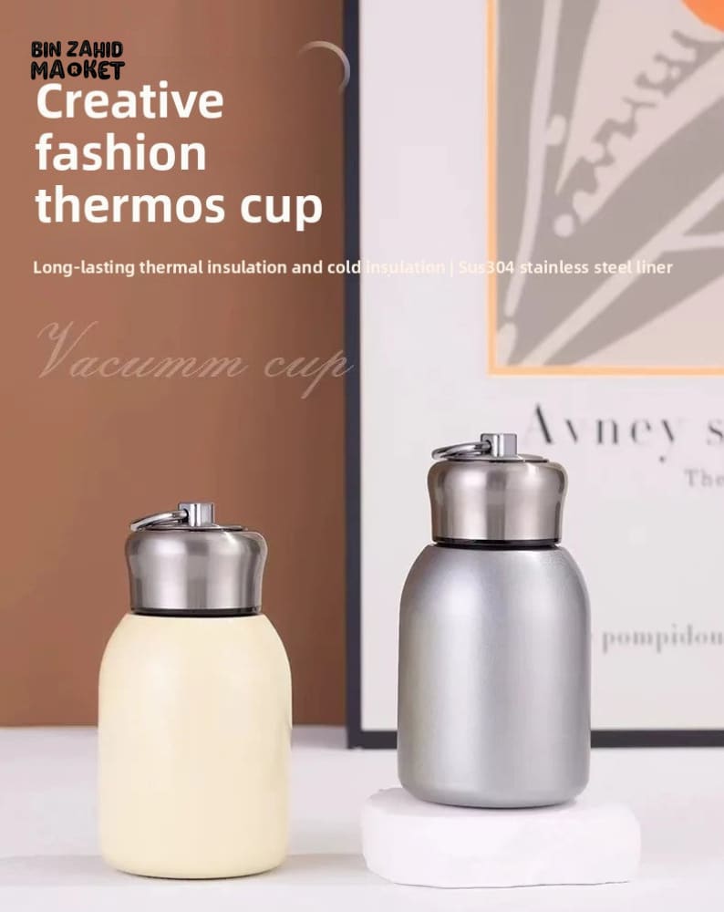 VACUUM INSULATED POCKET FLASK CUP 350ML– 304 STAINLESS STEEL