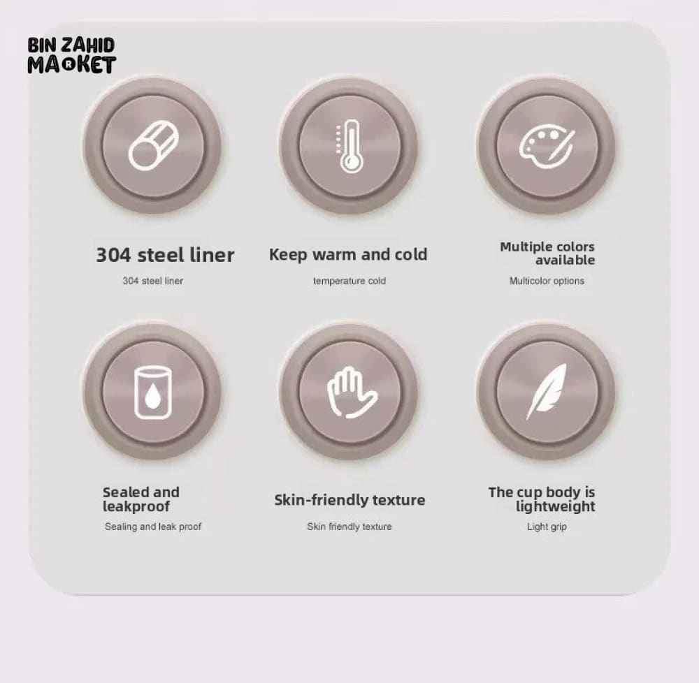 VACUUM INSULATED POCKET FLASK CUP 350ML– 304 STAINLESS STEEL