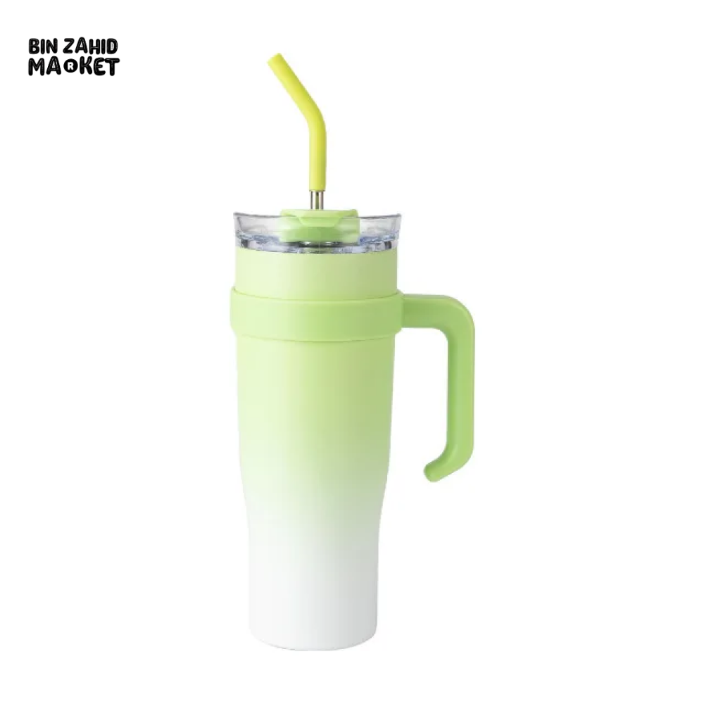 VACUUM INSULATED TRAVEL CUP 304 STAINLESS STEEL SPORTS MUG PORTABLE CAR CUP FOR HOT & COLD BEVERAGES