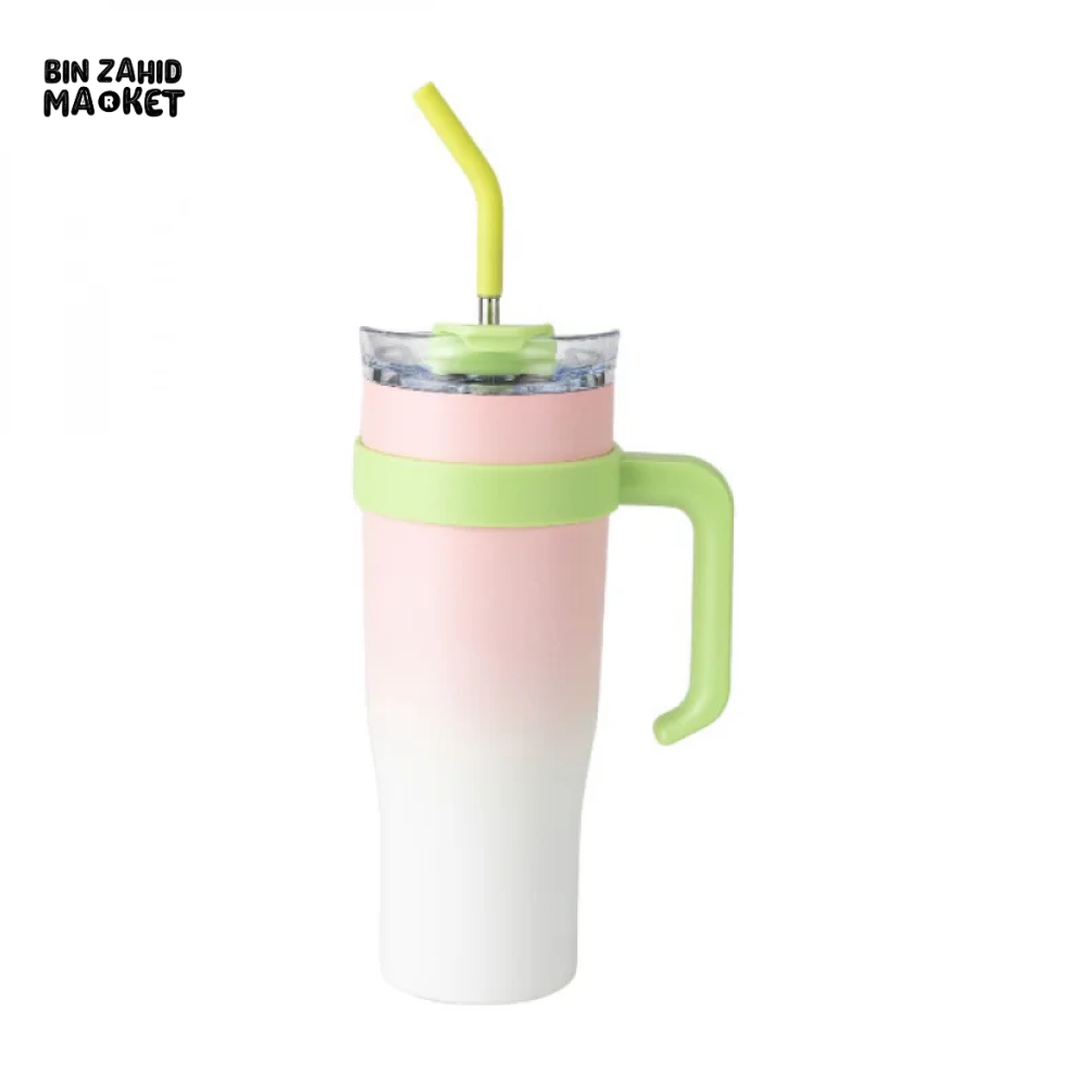VACUUM INSULATED TRAVEL CUP 304 STAINLESS STEEL SPORTS MUG PORTABLE CAR CUP FOR HOT & COLD BEVERAGES