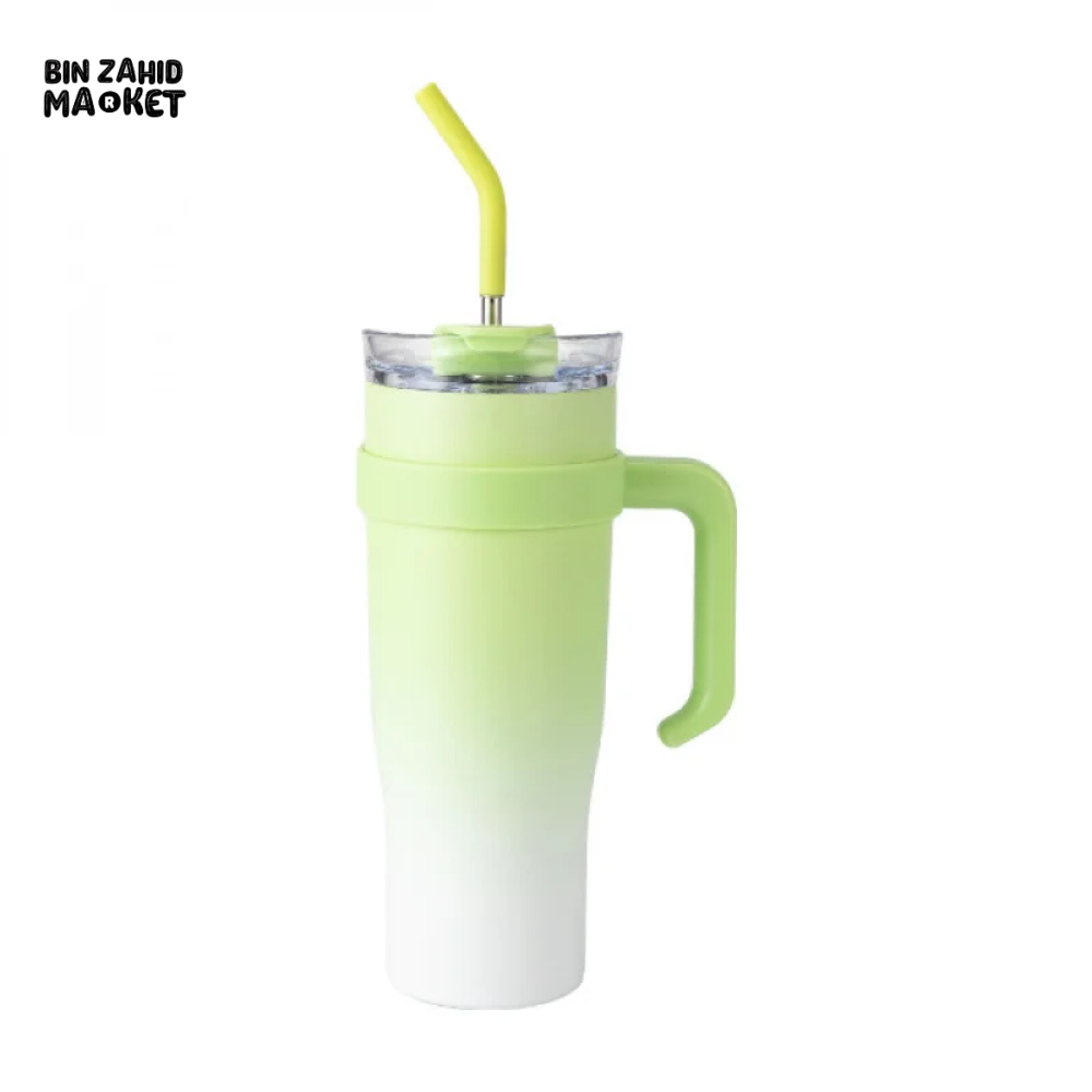 VACUUM INSULATED TRAVEL CUP 304 STAINLESS STEEL SPORTS MUG PORTABLE CAR CUP FOR HOT & COLD BEVERAGES