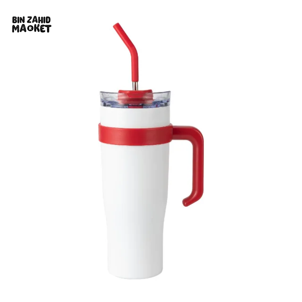 VACUUM INSULATED TRAVEL CUP 304 STAINLESS STEEL SPORTS MUG PORTABLE CAR CUP FOR HOT & COLD BEVERAGES