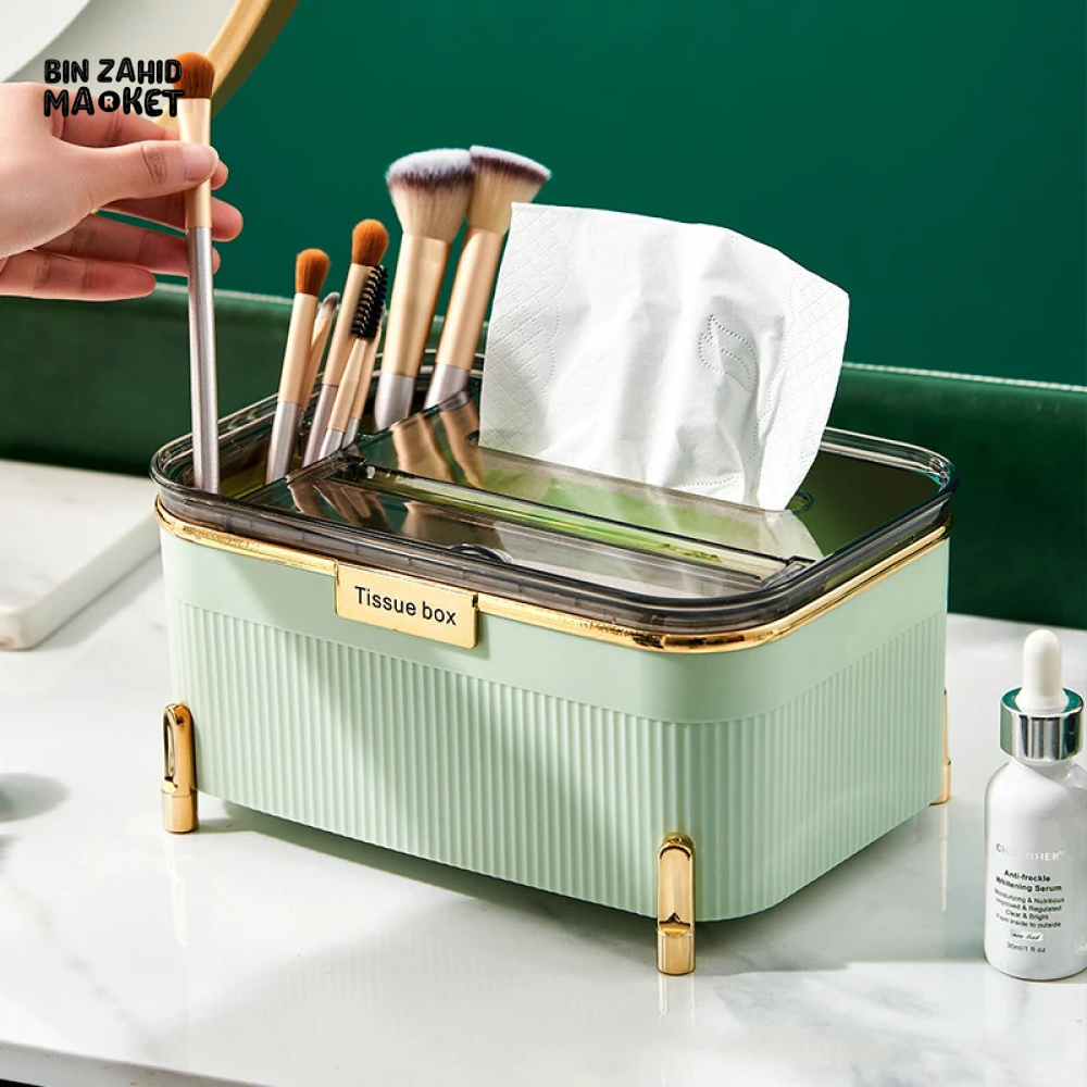 VERTICAL CARTON STORAGE BOX – LUXURY MULTIFUNCTIONAL TISSUE BOX FOR HOME & BATHROOM