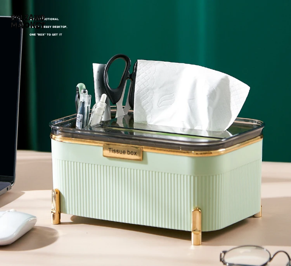 VERTICAL CARTON STORAGE BOX – LUXURY MULTIFUNCTIONAL TISSUE BOX FOR HOME & BATHROOM