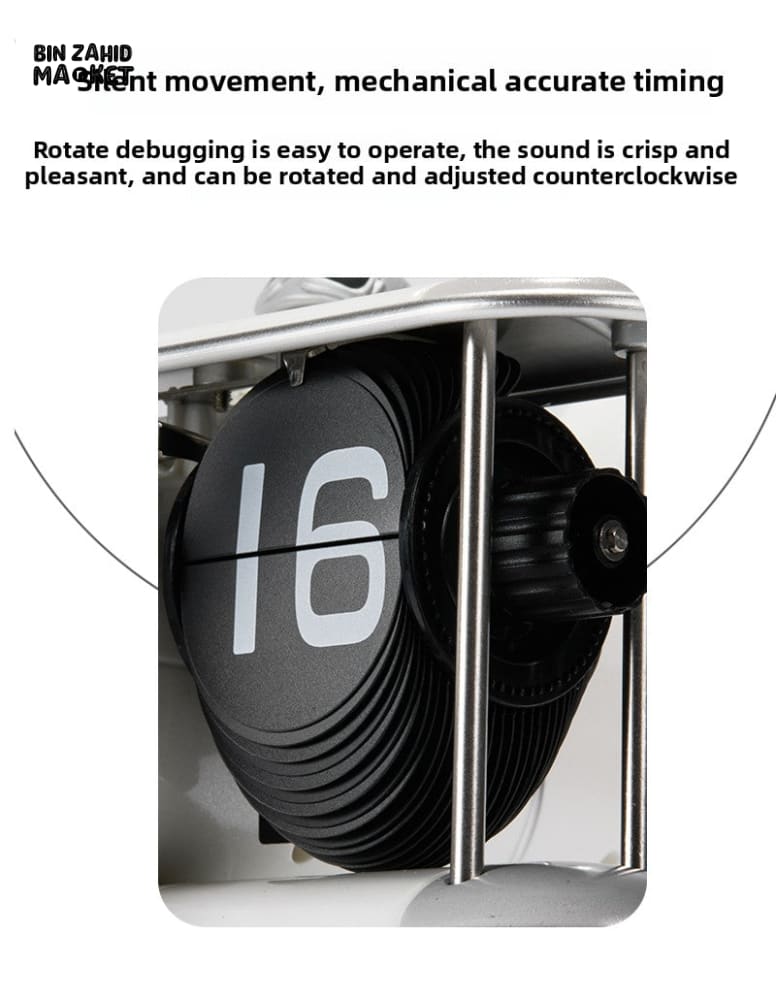 VINTAGE AIRCRAFT PROPELLER FLIP CLOCK – CREATIVE HOME & OFFICE GIFT