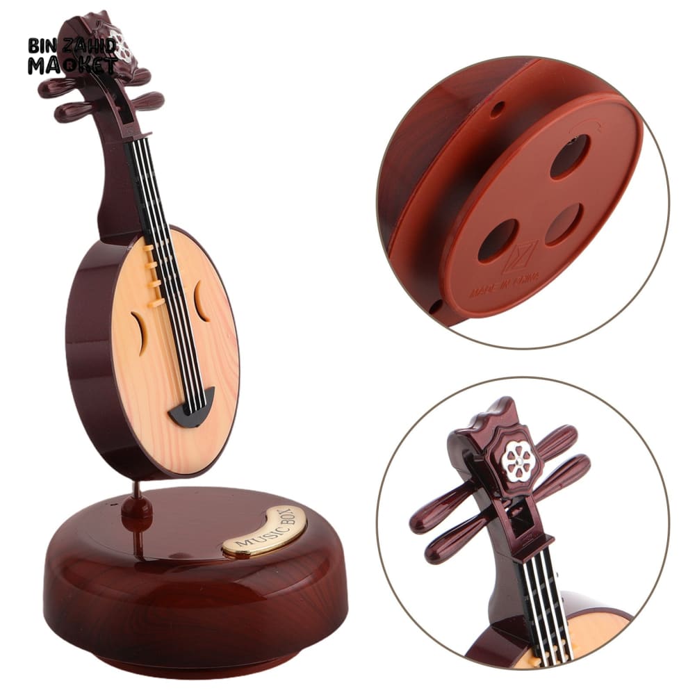 VINTAGE ZHONGRUAN MUSIC BOX – CLASSIC MUSICAL INSTRUMENT HOME DECOR