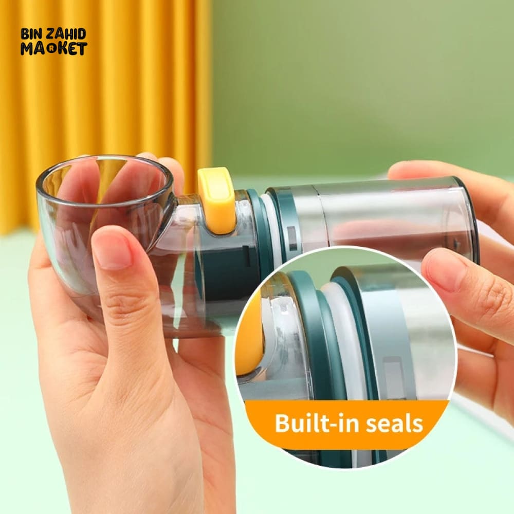 VOLUME CONTROLS PUSH POWDER DISPENSER