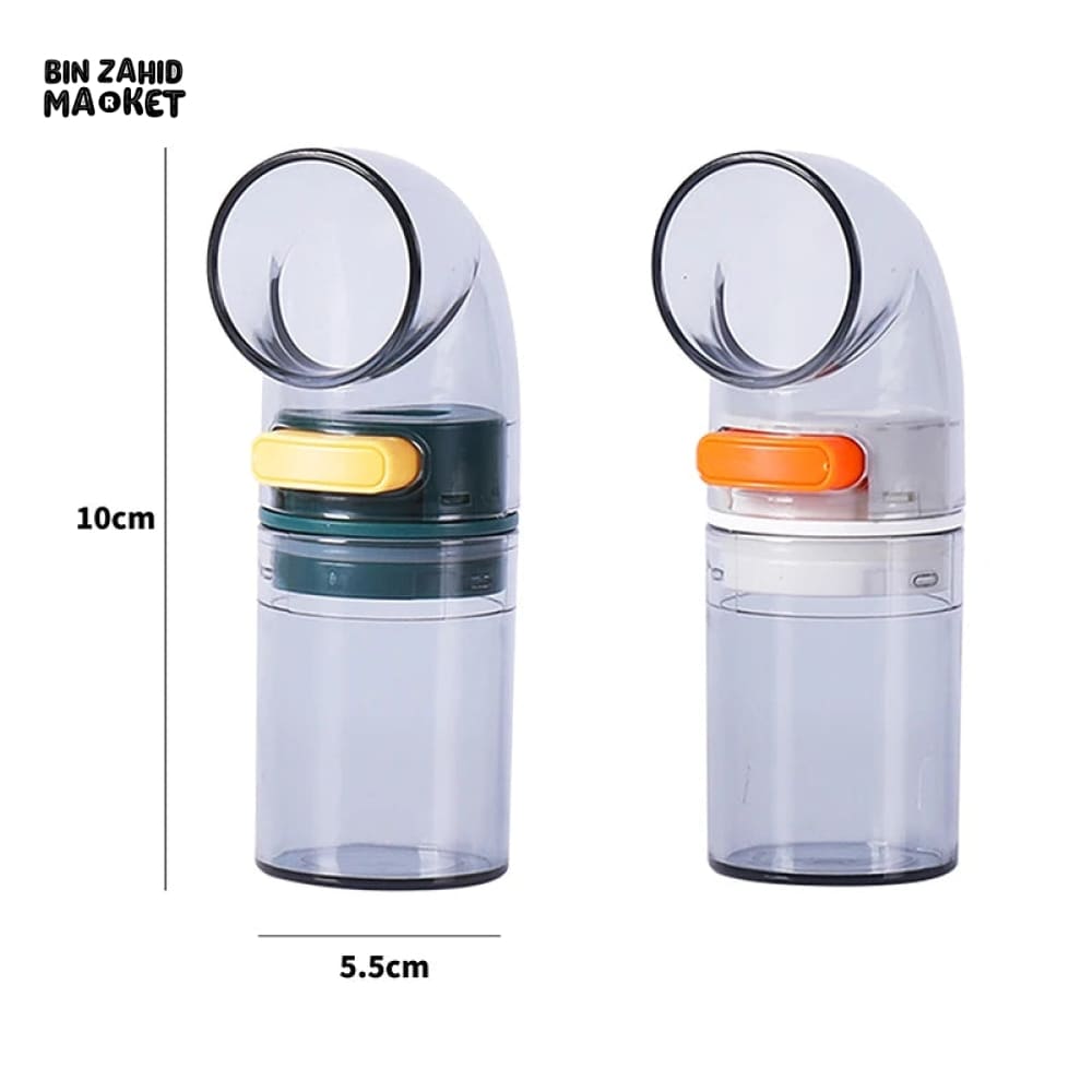 VOLUME CONTROLS PUSH POWDER DISPENSER
