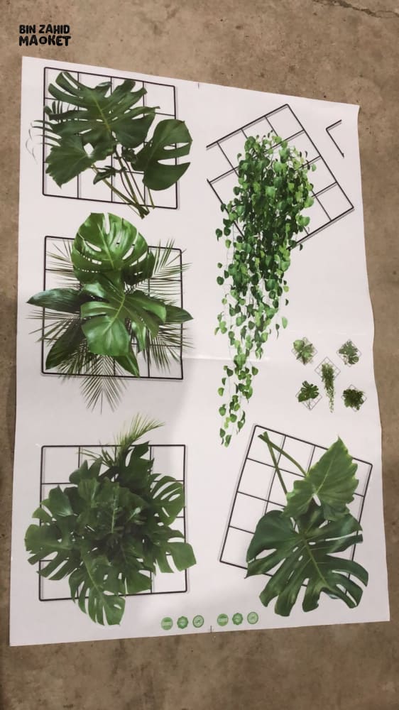 WALL DECOR GRASS STICKER