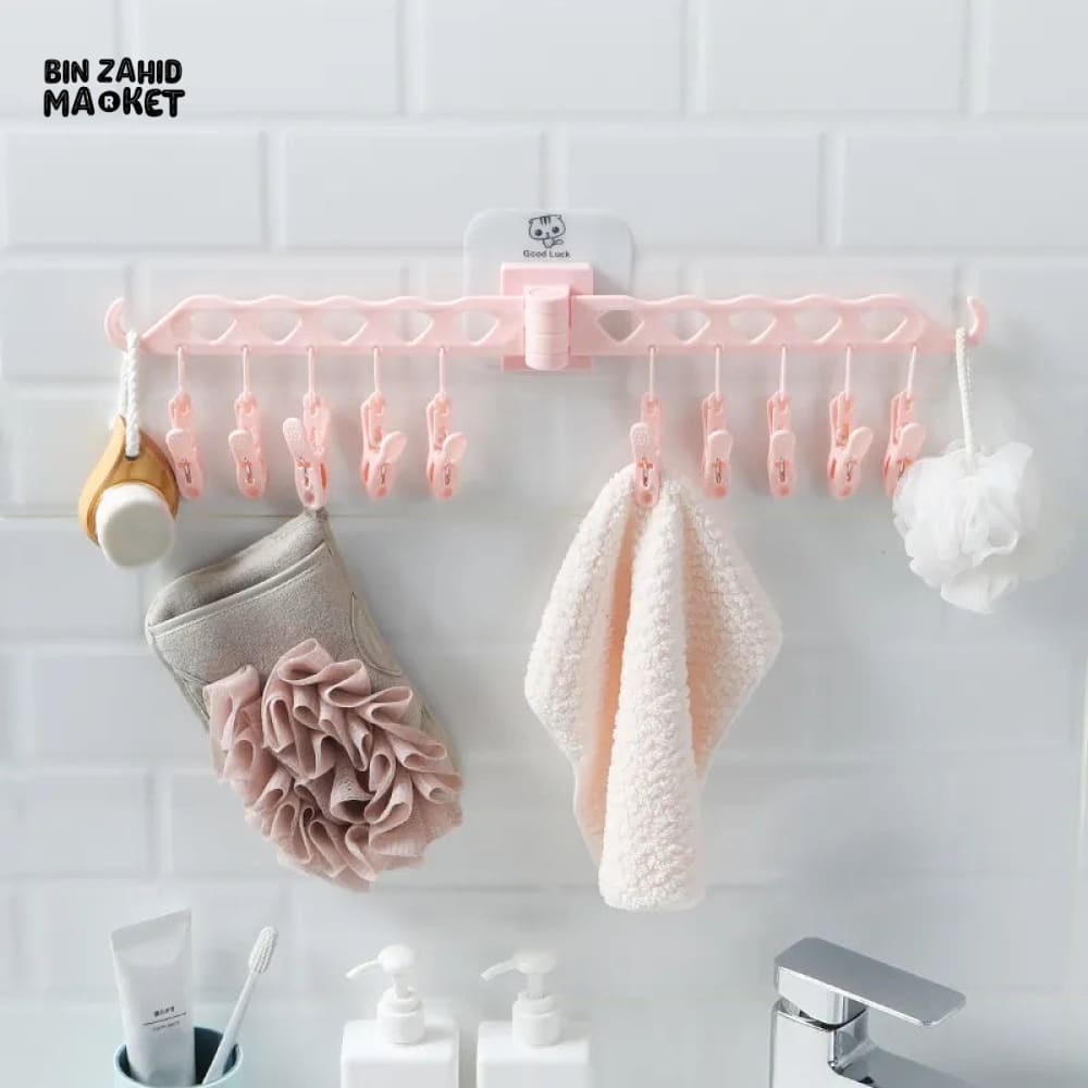 WALL MOUNTED CLOTHES DRYING RACK