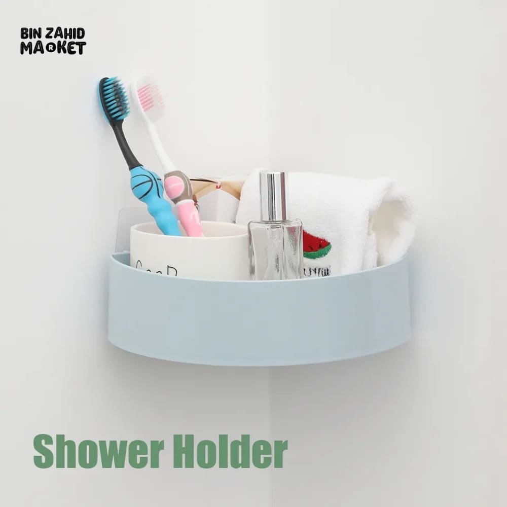 WALL MOUNTED CORNER SHELF