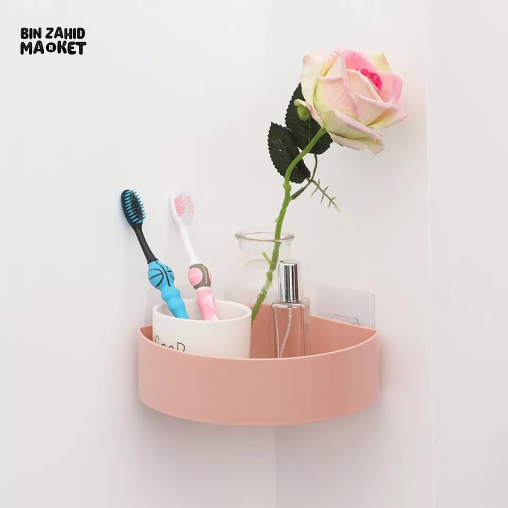 WALL MOUNTED CORNER SHELF