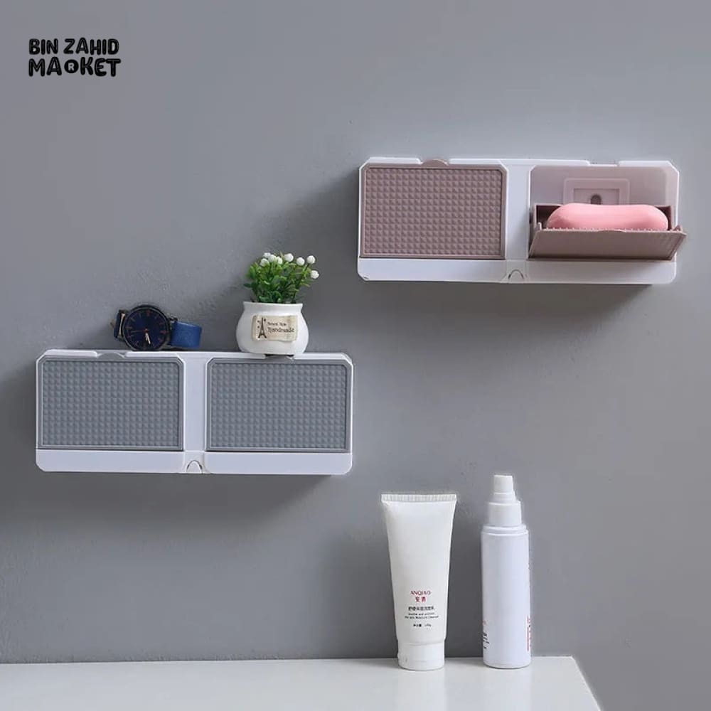 WALL MOUNTED DOUBLE SIDED SOAP BOX