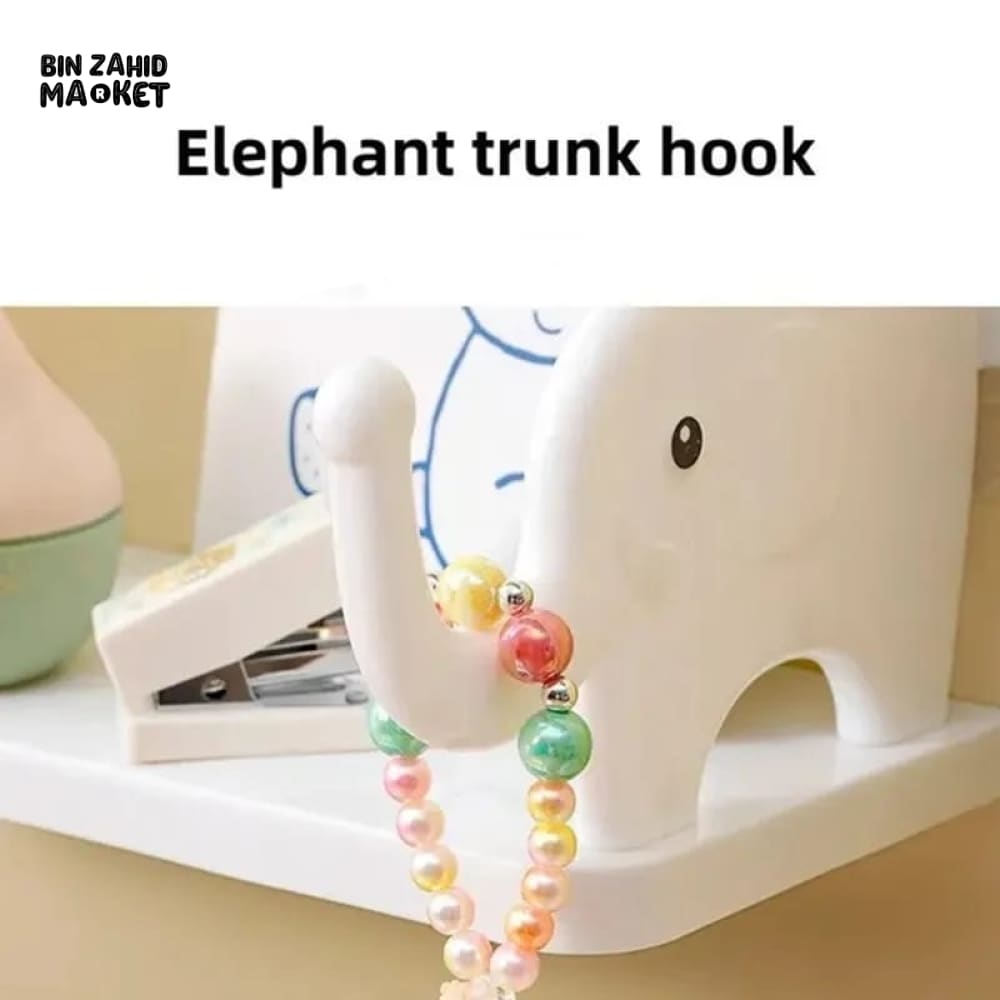 WALL MOUNTED ELEPHANT STORAGE RACK