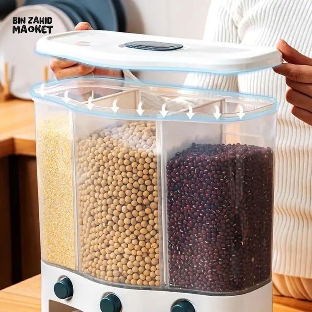 WALL MOUNTED GRAIN FOOD CONTAINER