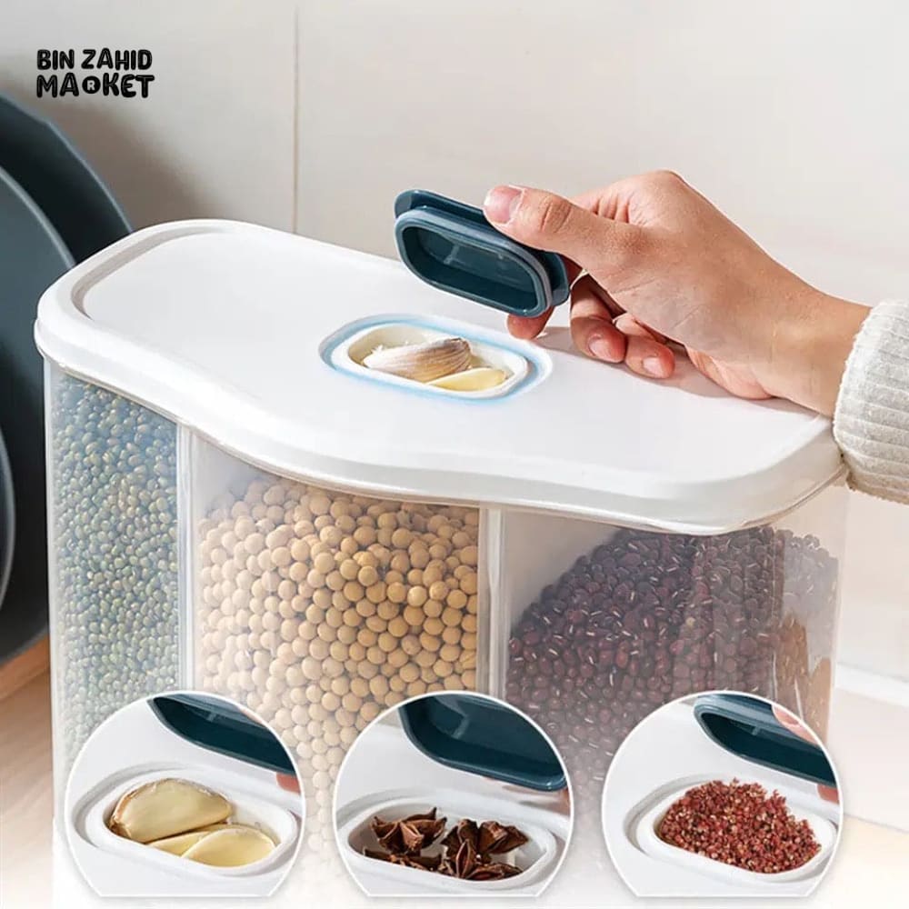 WALL MOUNTED GRAIN FOOD CONTAINER