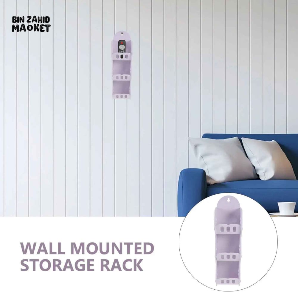 WALL-MOUNTED REMOTE CONTROL & ORGANIZER HOLDER (3-TIER)