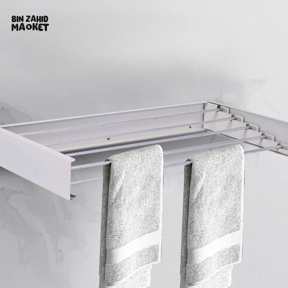 WALL MOUNTED RETRACTABLE LAUNDRY DRYING RACK