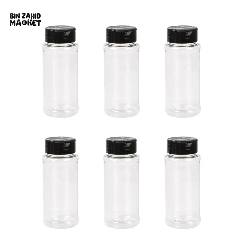 WALL MOUNTED SEASONING BOX – NO DRILL ADJUSTABLE SPICE RACK WITH FREE 6 JARS MULTIFUNCTIONAL CONDIMENT CONTAINER SET