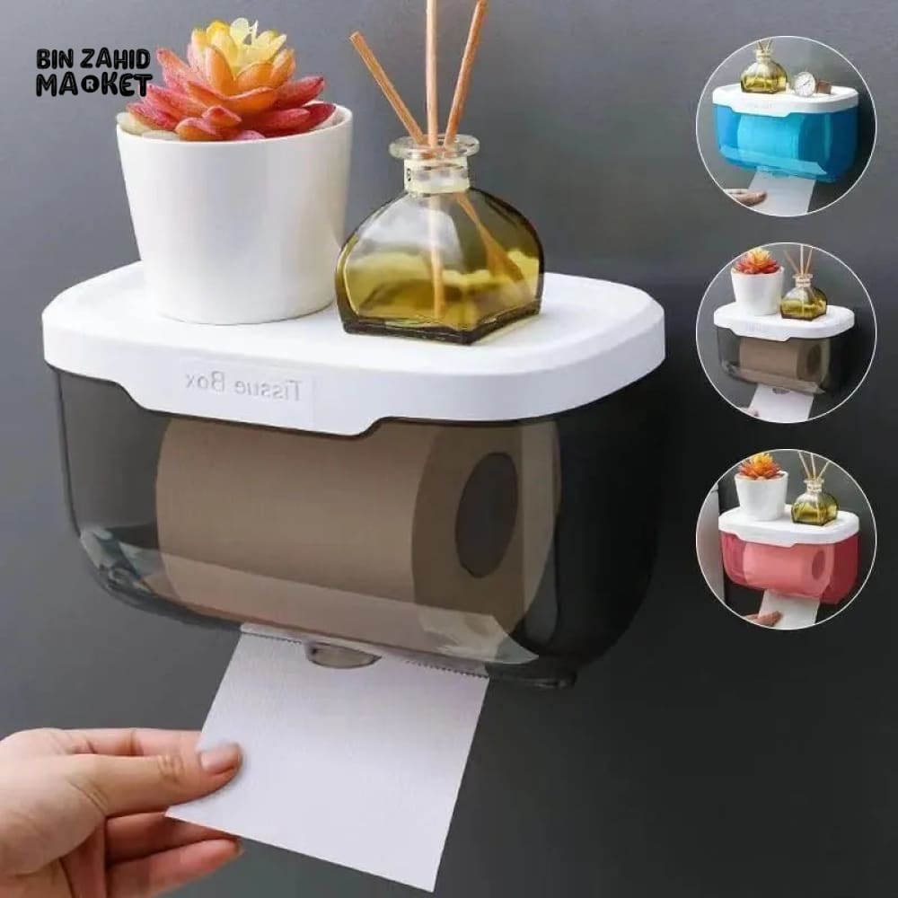 WALL MOUNTED TOILET PAPER HOLDER