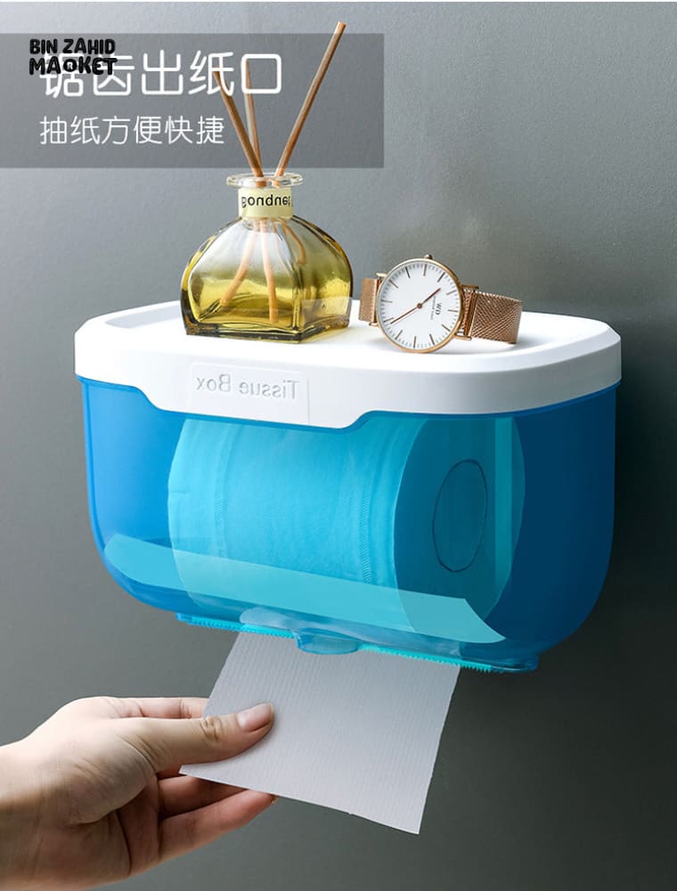 WALL MOUNTED TOILET PAPER HOLDER