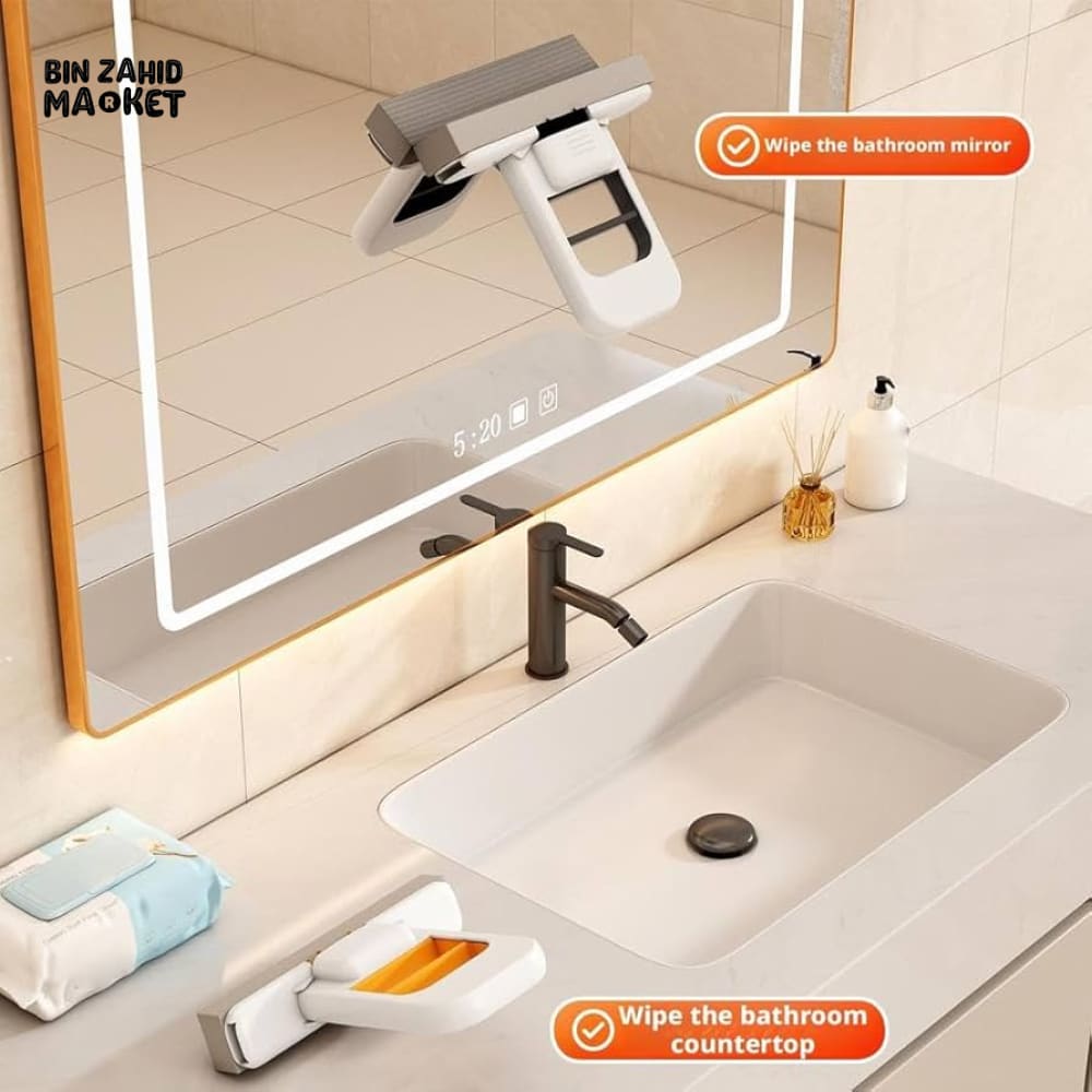 WALL & TILE WATER WIPER | BATHROOM GLASS CLEANER | MULTI-PURPOSE SQUEEGEE FOR HOME