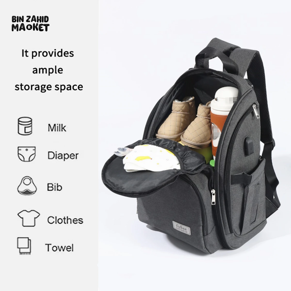 WATERPROOF MOMMY BAG HIGH-END MULTI-FUNCTIONAL BACKPACK