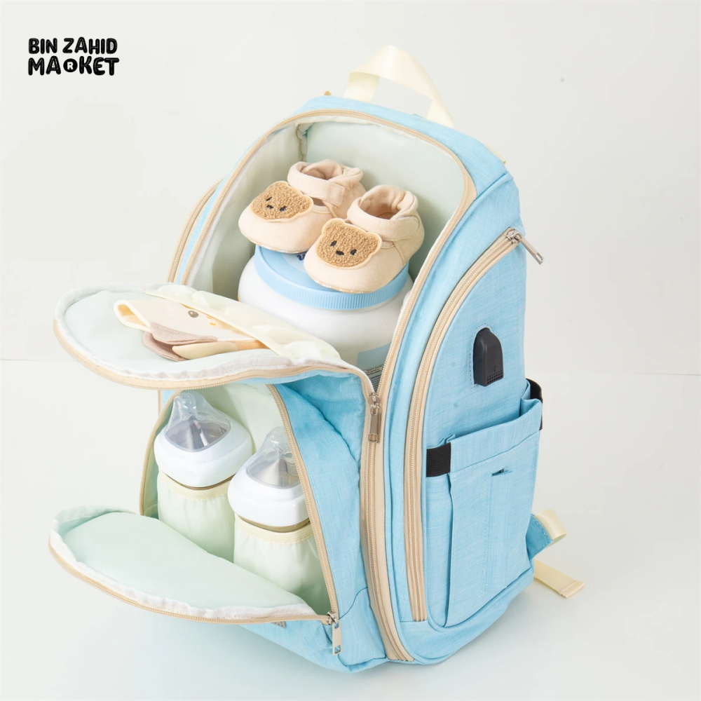 WATERPROOF MOMMY BAG HIGH-END MULTI-FUNCTIONAL BACKPACK