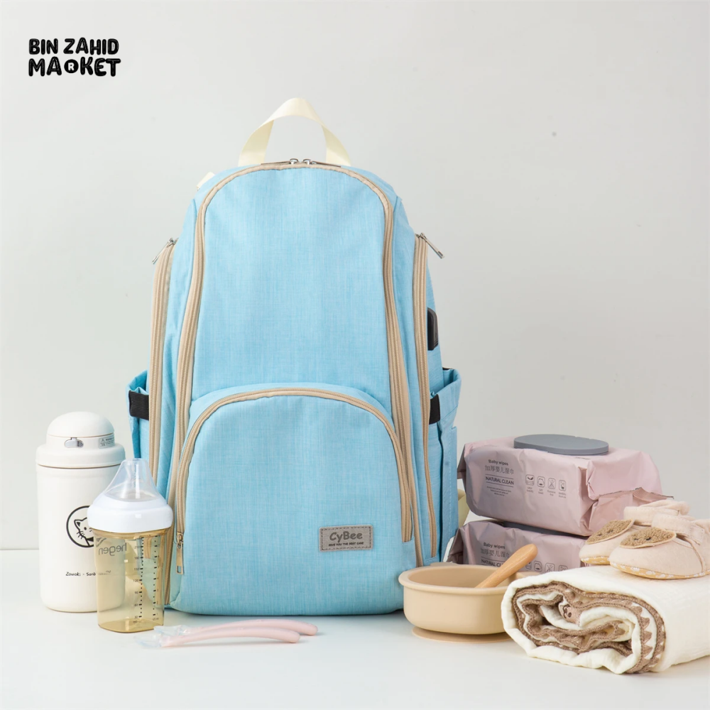 WATERPROOF MOMMY BAG HIGH-END MULTI-FUNCTIONAL BACKPACK