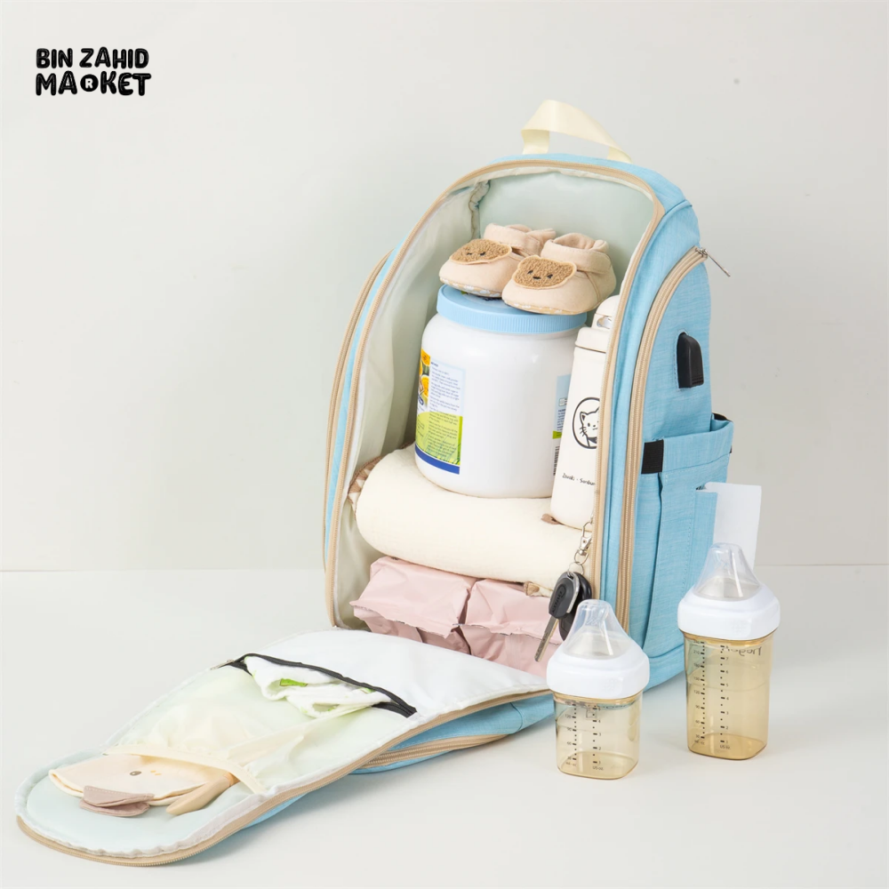 WATERPROOF MOMMY BAG HIGH-END MULTI-FUNCTIONAL BACKPACK