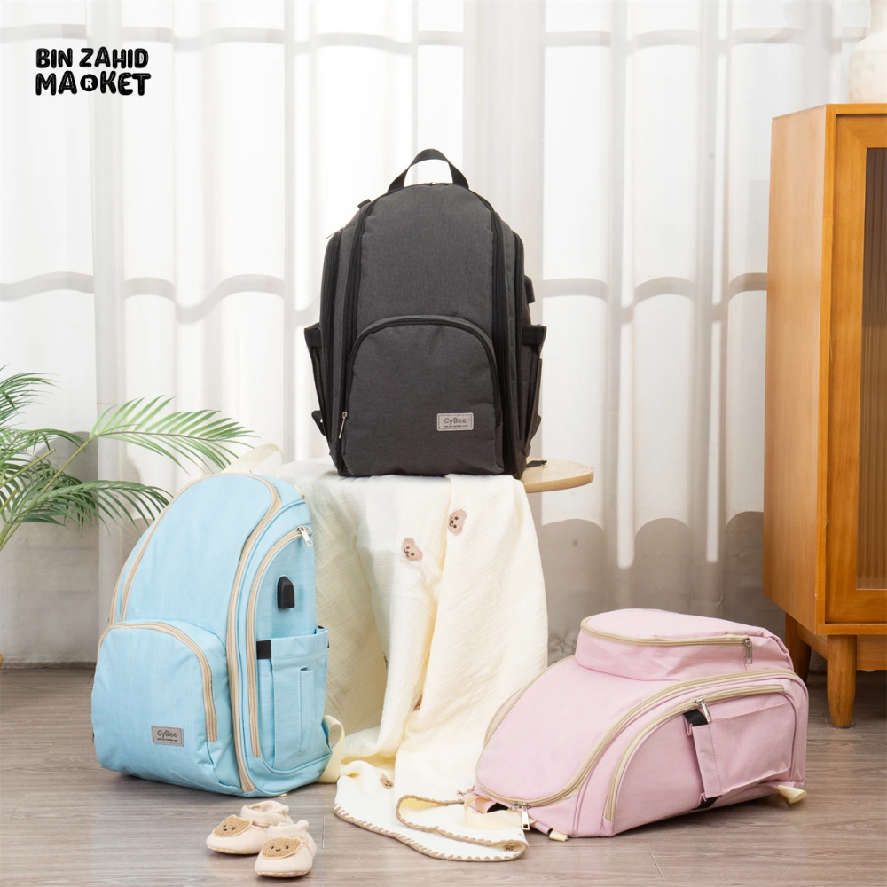 WATERPROOF MOMMY BAG HIGH-END MULTI-FUNCTIONAL BACKPACK