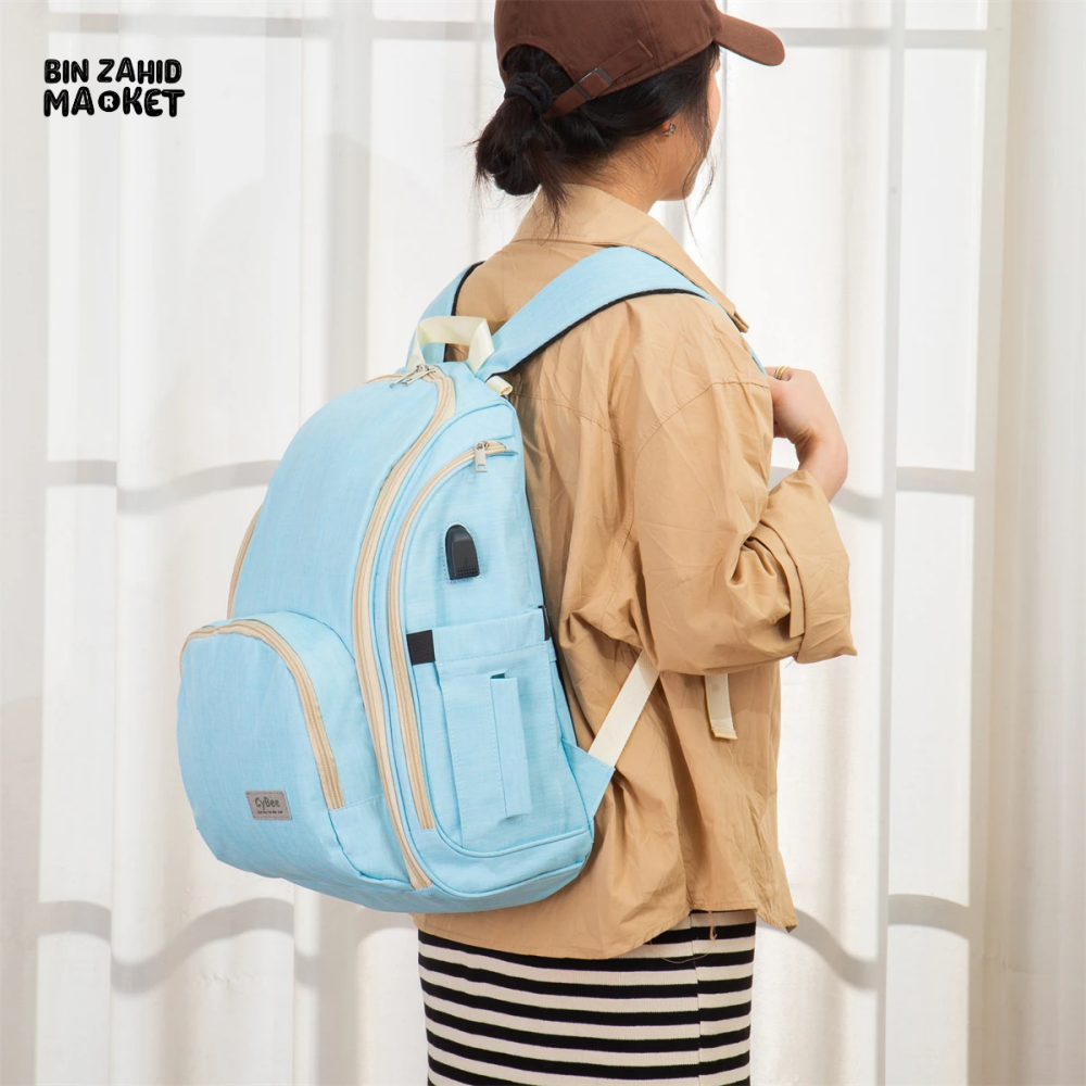 WATERPROOF MOMMY BAG HIGH-END MULTI-FUNCTIONAL BACKPACK