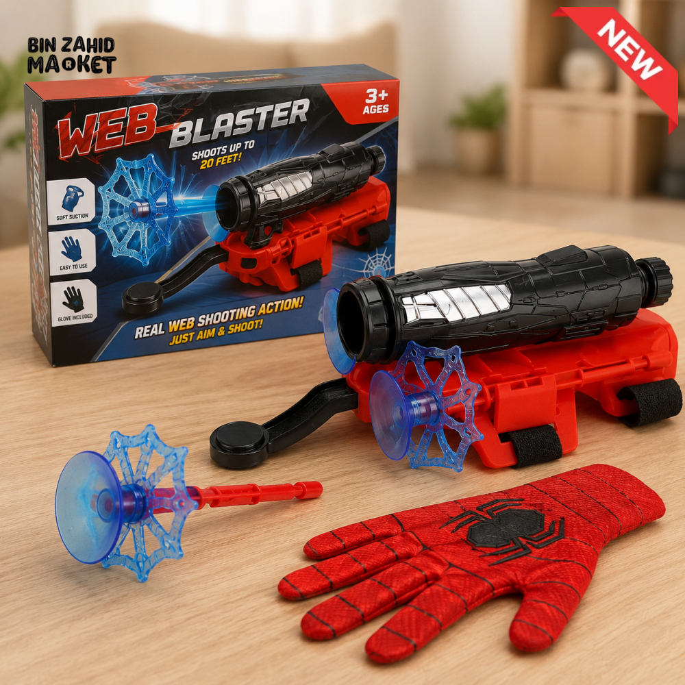 WEB SHOOTER LAUNCHER TOY SET