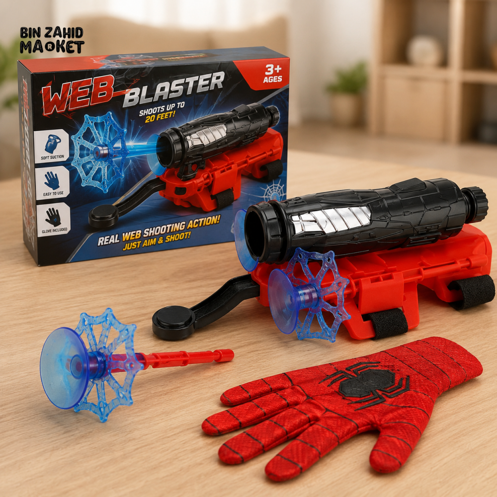 WEB SHOOTER LAUNCHER TOY SET