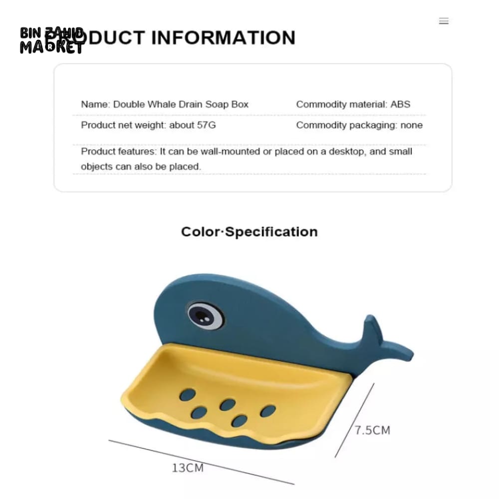 WHALE DISH FOR SOAP