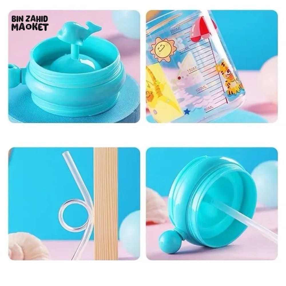 WHALE SPRAY KIDS WATER BOTTLE 250ML