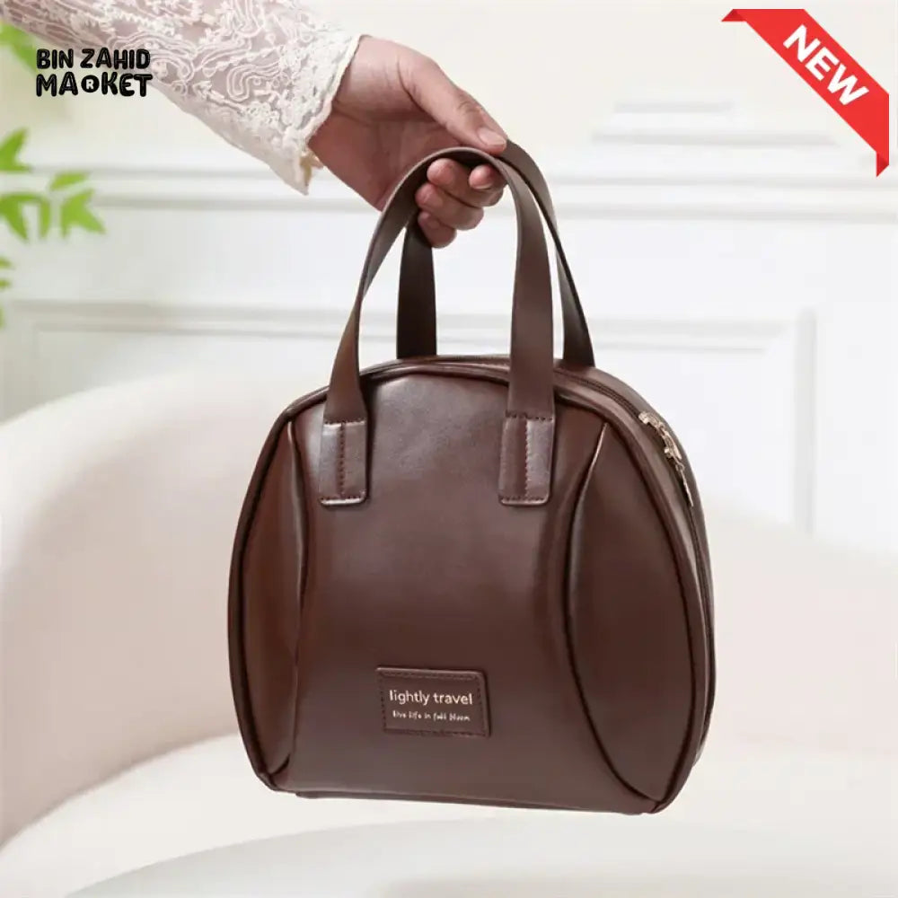 WOMEN’S MAKEUP BAG – PORTABLE PU COSMETIC BEAUTY BAG BUSINESS TRAVEL TOILETRY ORGANIZER