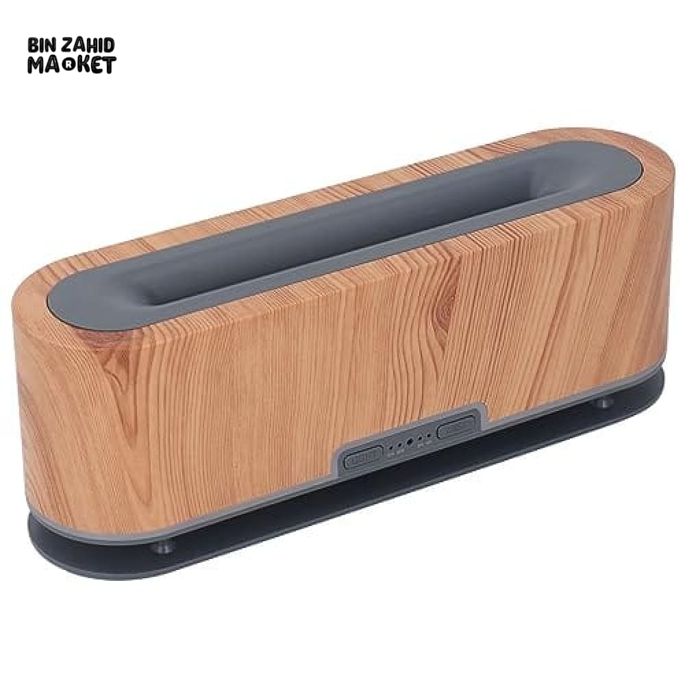 WOOD GRAIN ULTRASONIC HUMIDIFIER – MODERN AROMATHERAPY ESSENTIAL OIL DIFFUSER FOR HOME