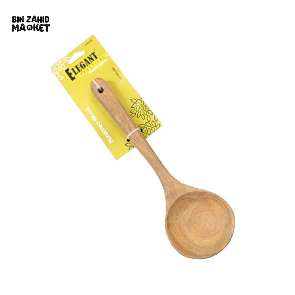 WOODEN COOKING SERVING SPOON – NATURAL WOOD KITCHEN UTENSIL FOR COOKING & SERVING