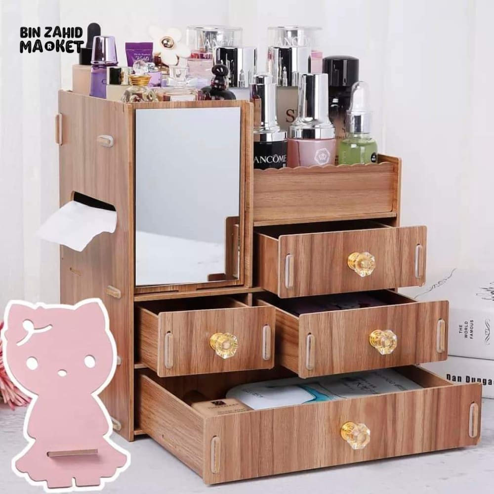WOODEN JEWELRY ORGANIZER