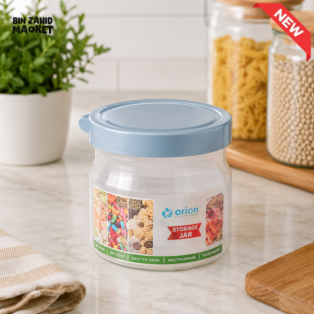 ZIBA AIRTIGHT FOOD STORAGE JAR | MULTIPURPOSE KITCHEN STORAGE CONTAINER