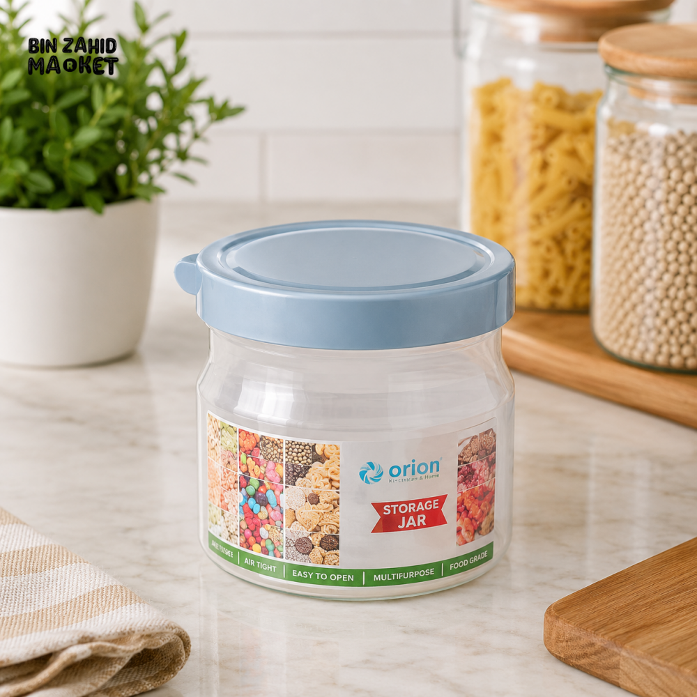 ZIBA AIRTIGHT FOOD STORAGE JAR | MULTIPURPOSE KITCHEN STORAGE CONTAINER