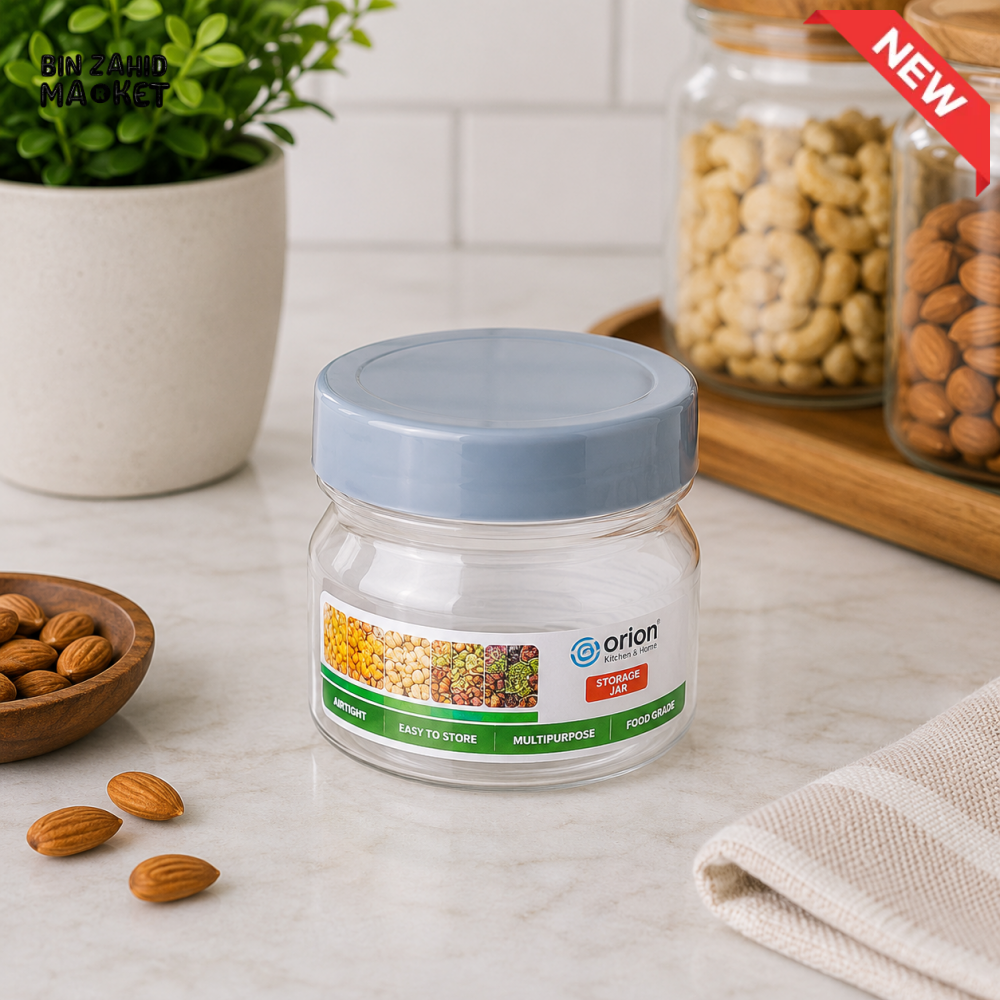 ZIBA AIRTIGHT MINI FOOD STORAGE JAR | MULTIPURPOSE KITCHEN STORAGE CONTAINER