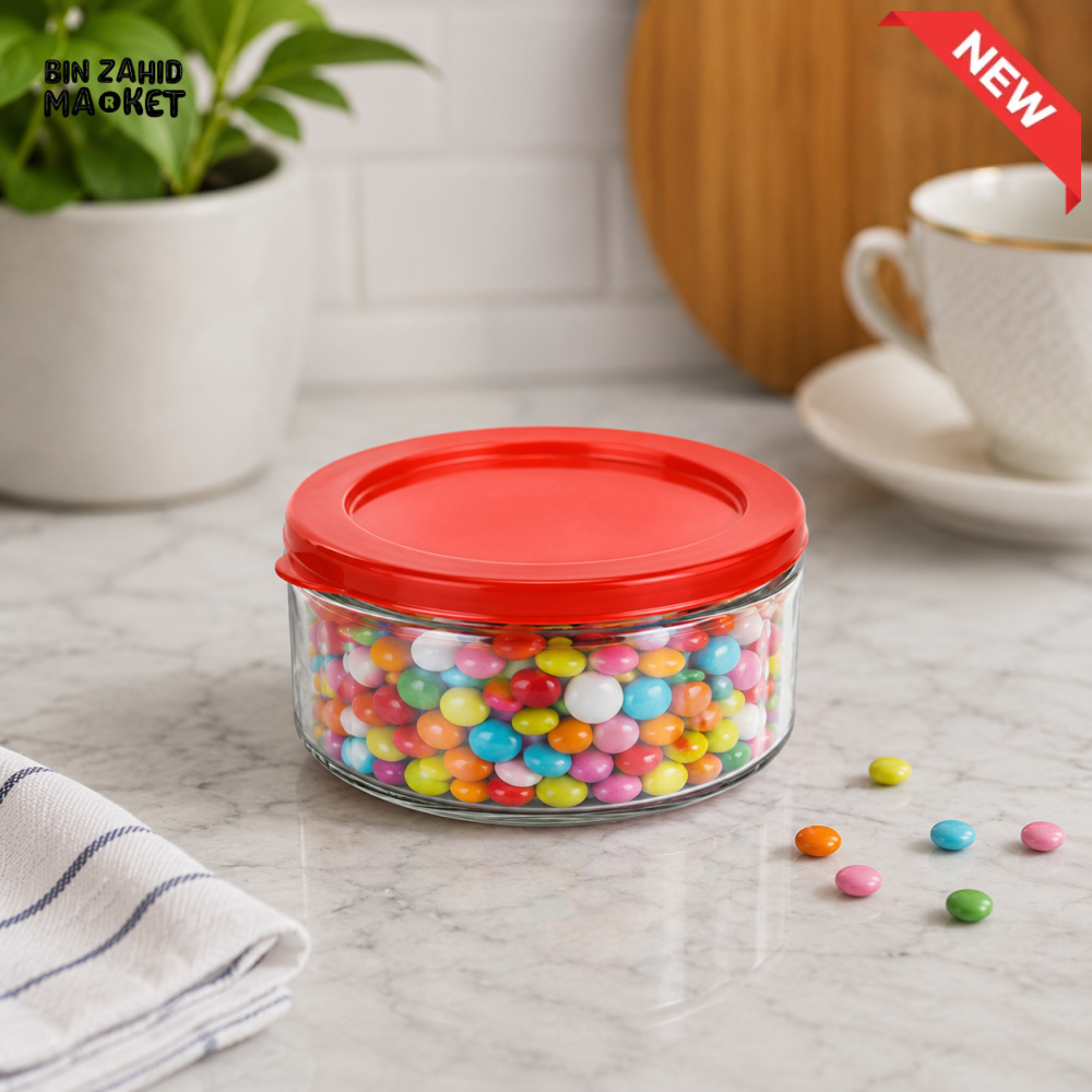 ZIBA Glass Food Storage Container with Airtight Lid