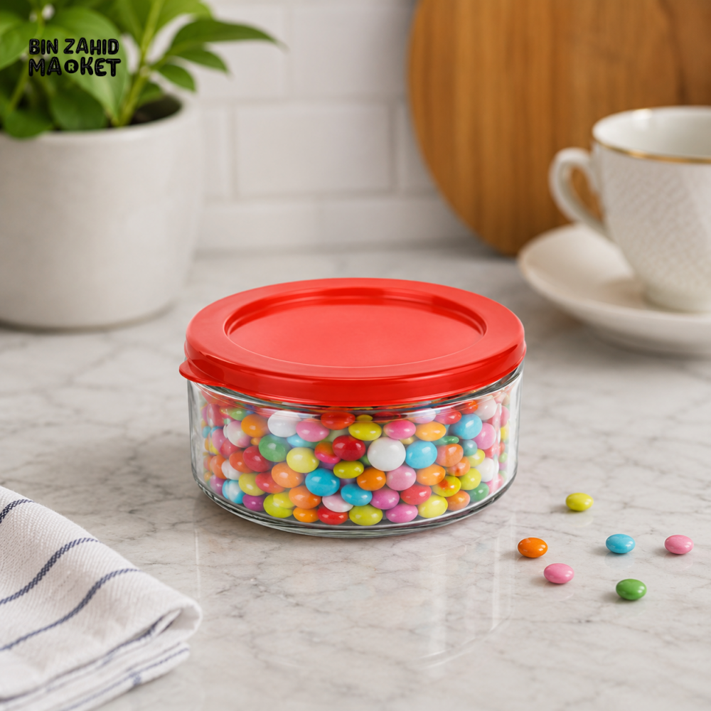 ZIBA Glass Food Storage Container with Airtight Lid