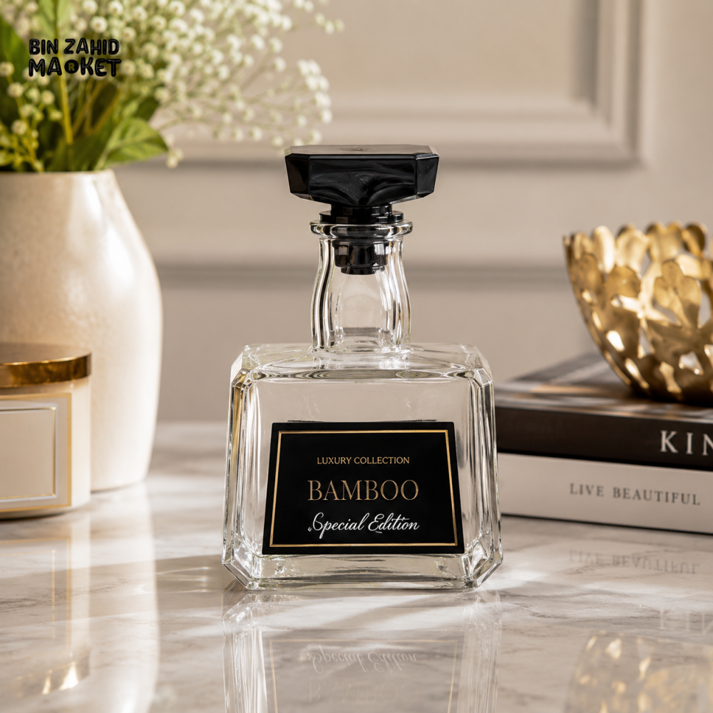 ZIBA GLASS LIQUOR DECANTER WITH ELEGANT STOPPER